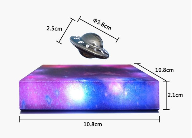 Levitating UFO galaxy lamp, magnetic suspension decor - EASY BUYZ