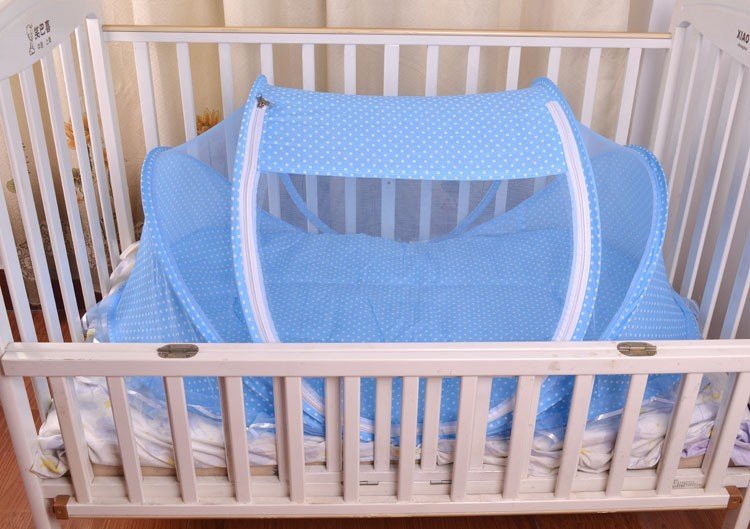 Foldable Baby Bed Net With Pillow Net 2pieces Set - EASY BUYZ