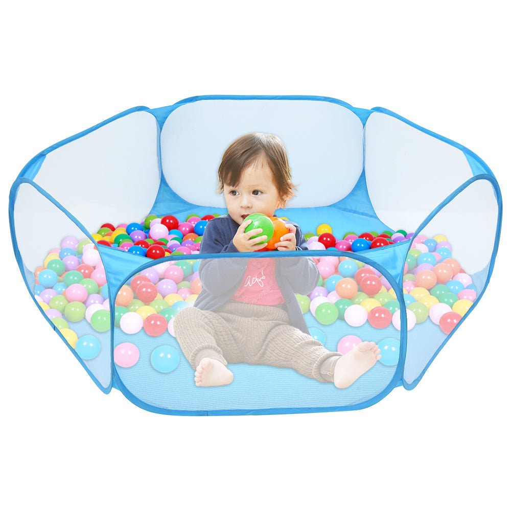 Foldable baby play tent with ball pit for outdoor fun - EASY BUYZ