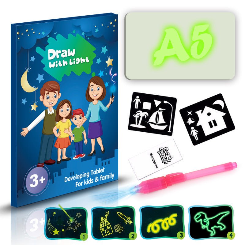 Educational toy: 3D magic drawing pad with light effects - EASY BUYZ