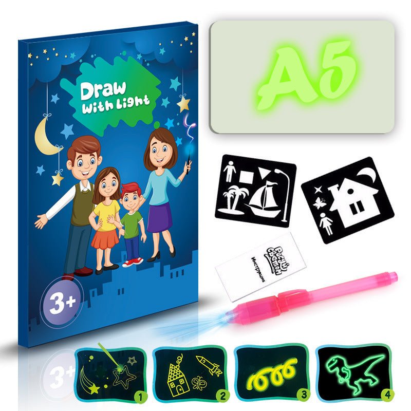 Educational toy: 3D magic drawing pad with light effects - EASY BUYZ