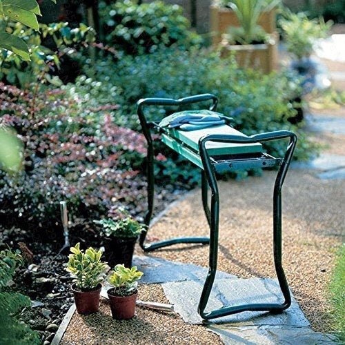 Garden Kneeling Stool Weeding And Flowering Folding Stool Tool Bag - EASY BUYZ