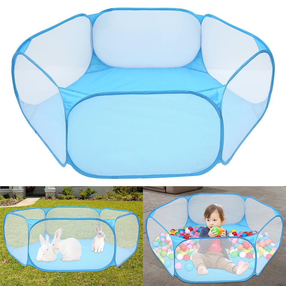 Foldable baby play tent with ball pit for outdoor fun - EASY BUYZ