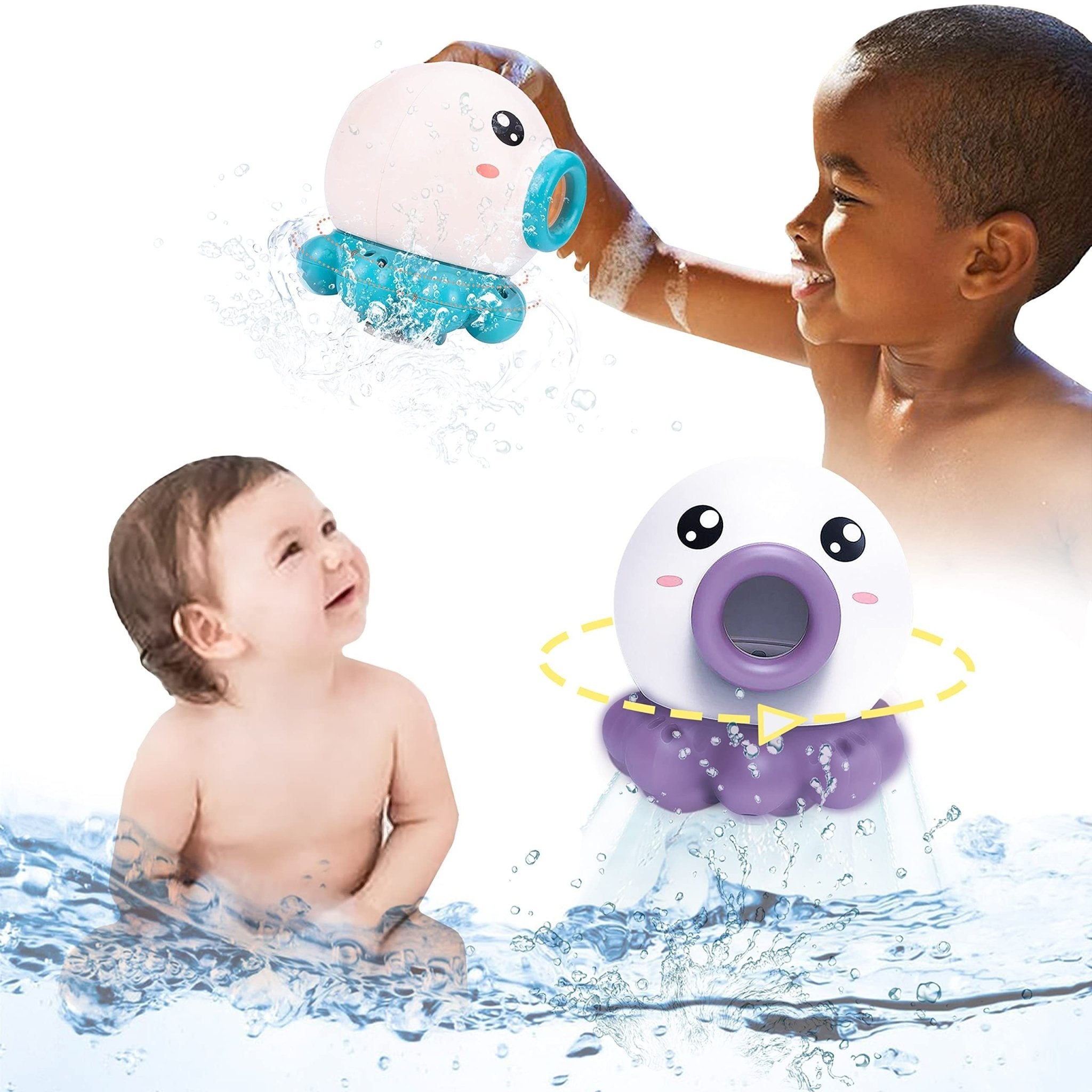 Octopus fountain bath toy for kids' summer water fun - EASY BUYZ