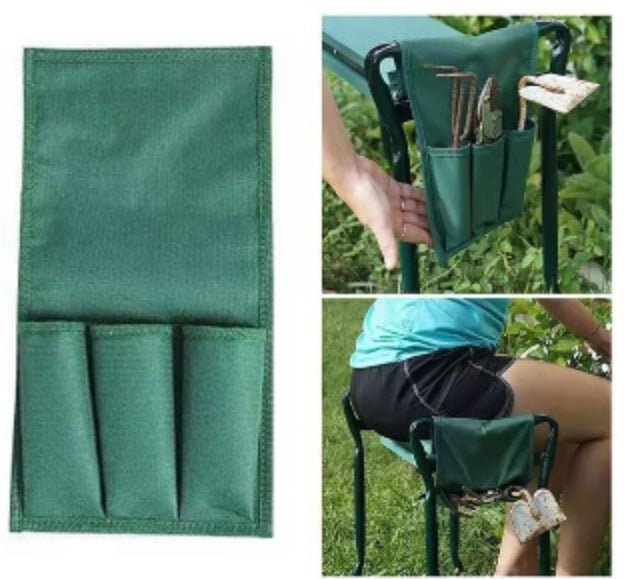 Garden Kneeling Stool Weeding And Flowering Folding Stool Tool Bag - EASY BUYZ