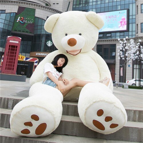 Giant Teddy Bear Plush Toy Huge Soft Toys Leather Shell - EASY BUYZ