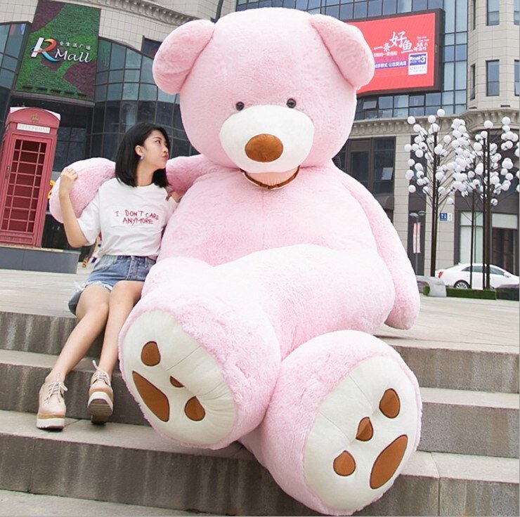 Giant Teddy Bear Plush Toy Huge Soft Toys Leather Shell - EASY BUYZ