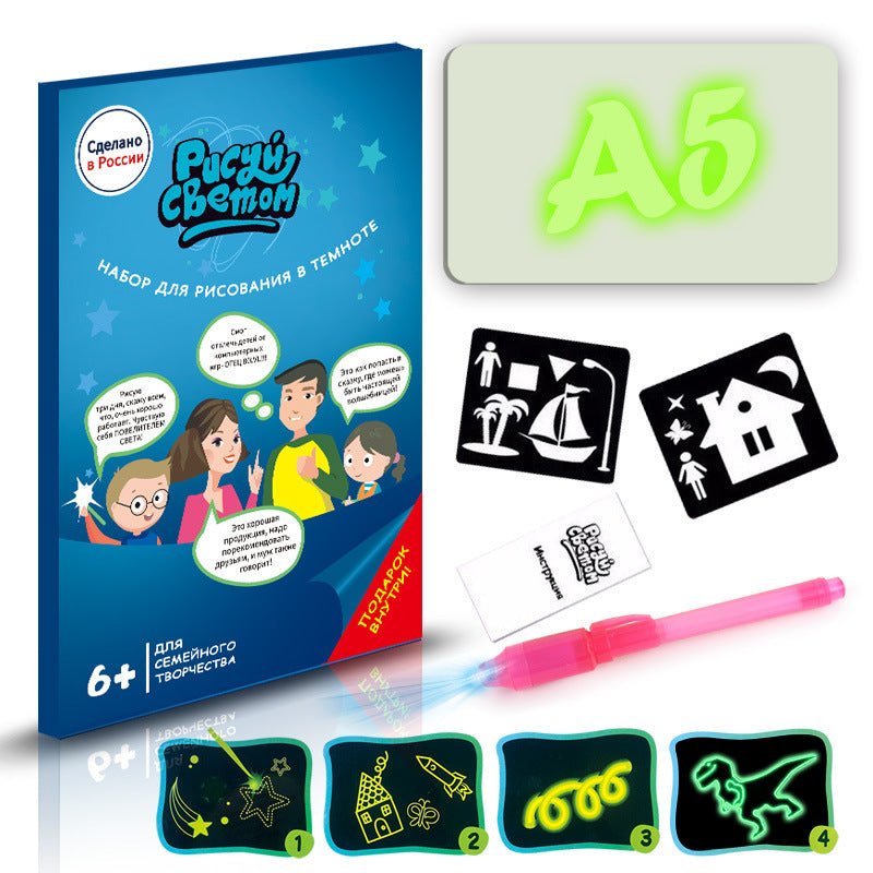 Educational toy: 3D magic drawing pad with light effects - EASY BUYZ