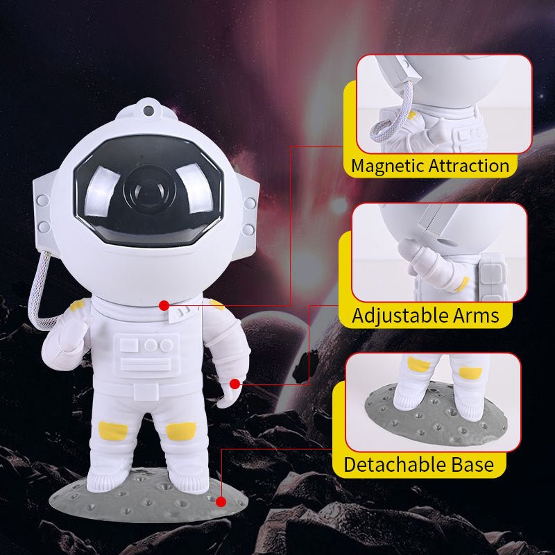 Galaxy star projector Galaxy star projector: astronaut - themed night light for home decor - EASY BUYZ