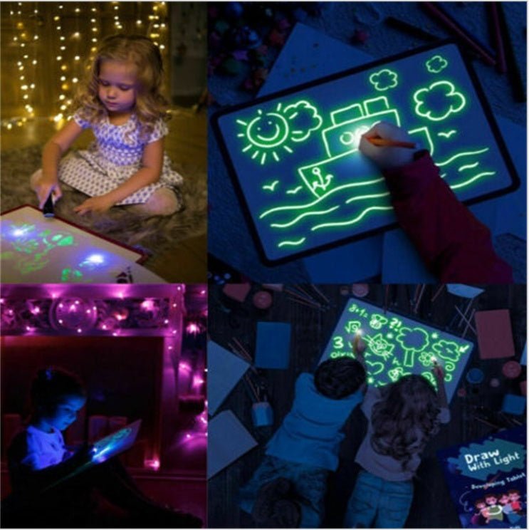 Educational toy: 3D magic drawing pad with light effects - EASY BUYZ