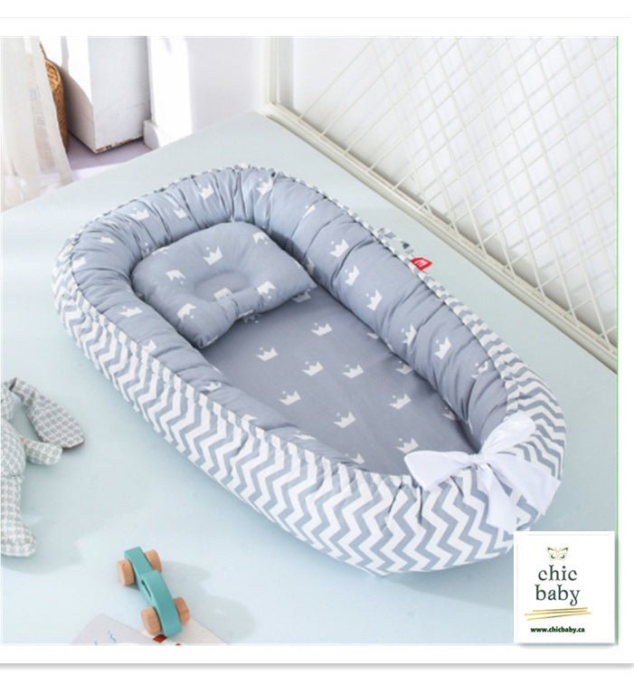 Portable crib for infants, removable, washable, travel - friendly - EASY BUYZ