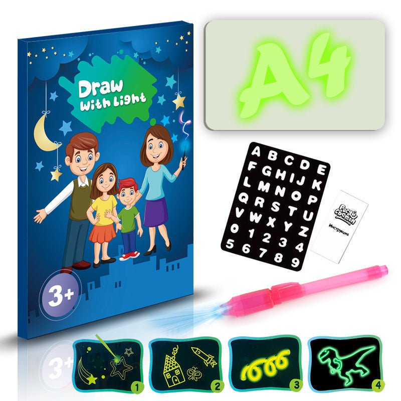 Educational toy: 3D magic drawing pad with light effects - EASY BUYZ