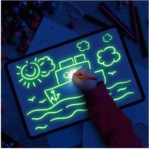 Educational toy: 3D magic drawing pad with light effects - EASY BUYZ