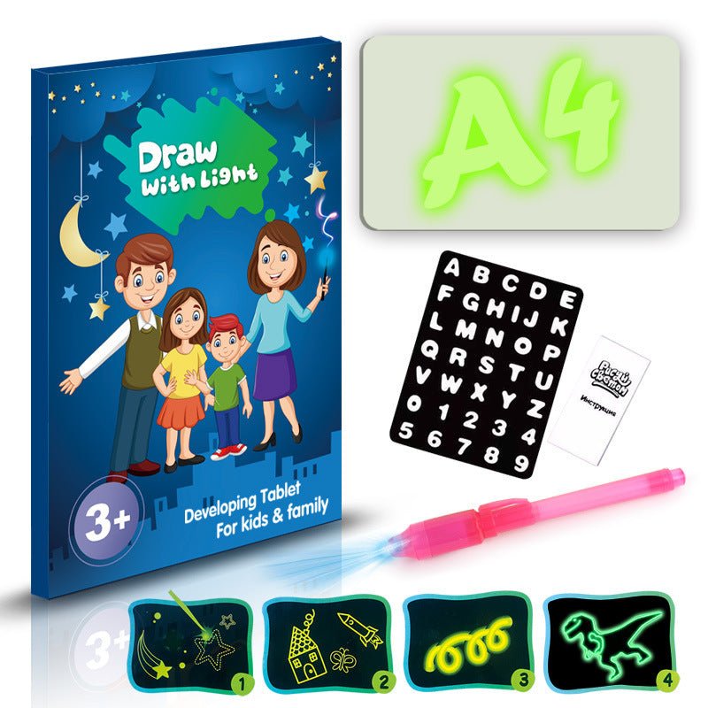 Educational toy: 3D magic drawing pad with light effects - EASY BUYZ