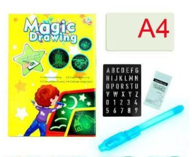 Educational toy: 3D magic drawing pad with light effects - EASY BUYZ