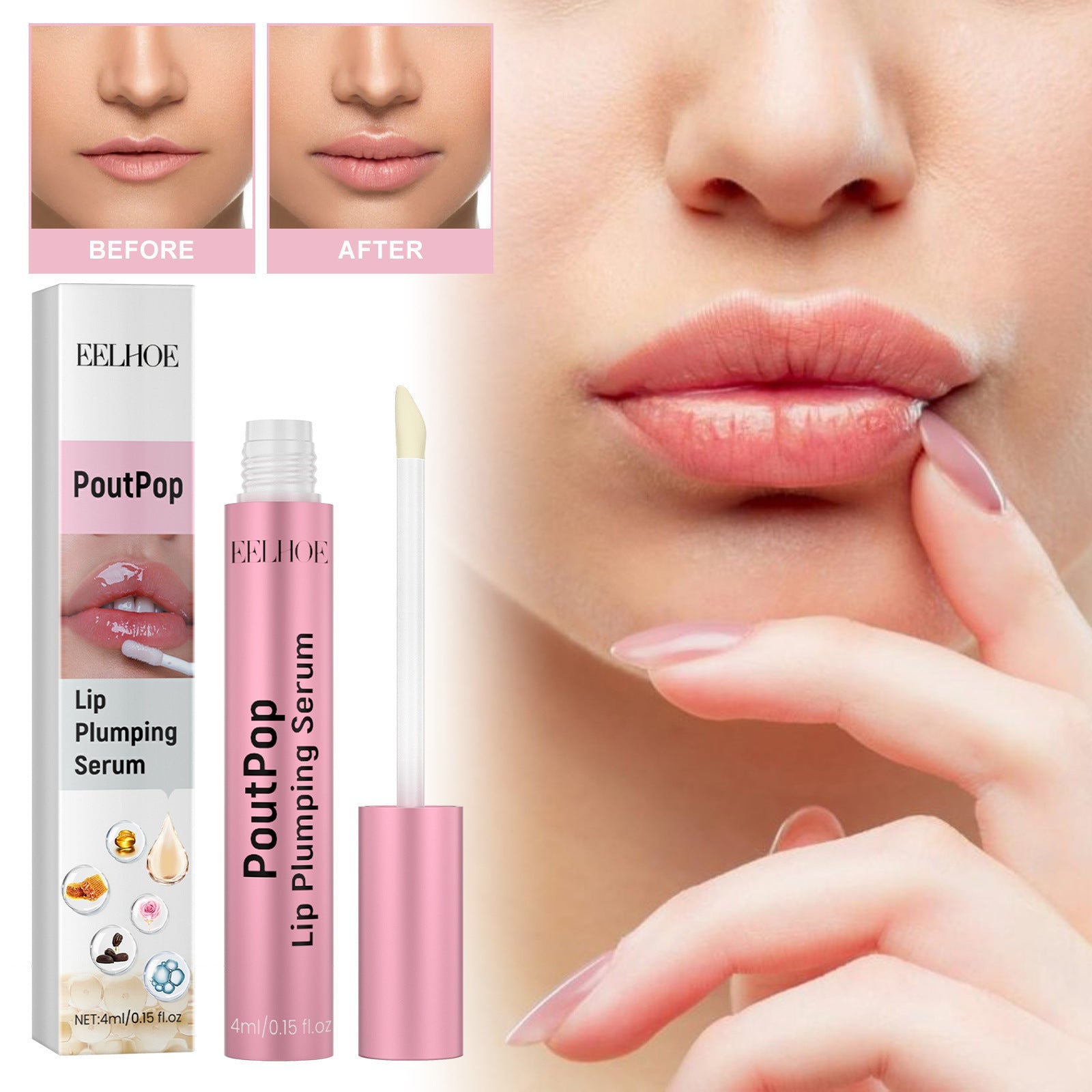 Moisturizing lip care oil: fades lines, nourishes lips - EASY BUYZ