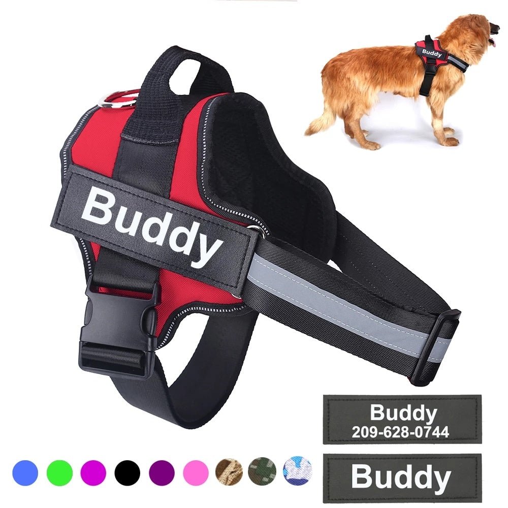 No Pull Dog Harness Pet Walking Equipment Supplies - EASY BUYZ