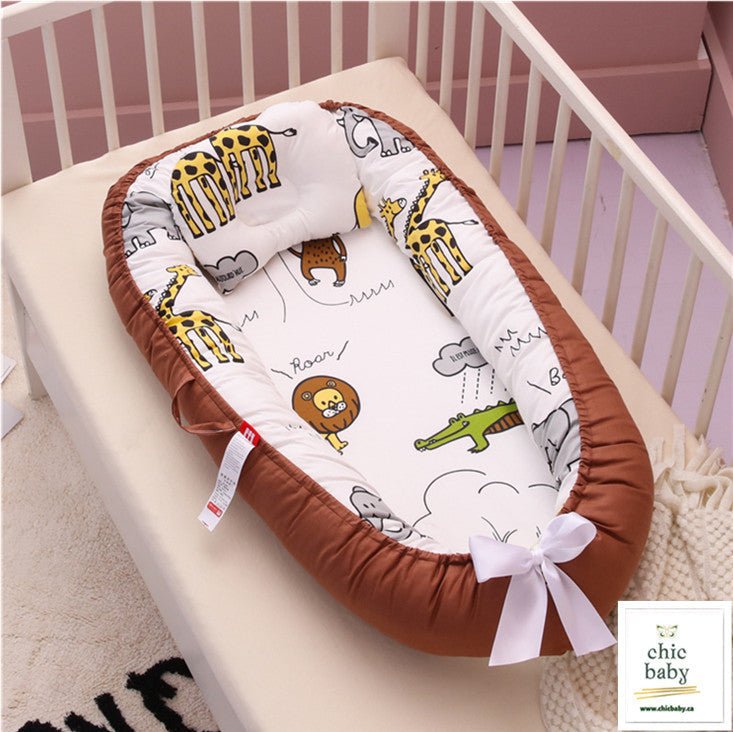 Portable crib for infants, removable, washable, travel - friendly - EASY BUYZ