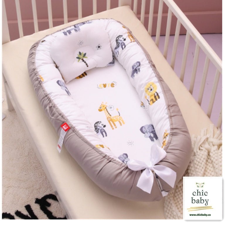 Portable crib for infants, removable, washable, travel - friendly - EASY BUYZ