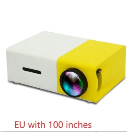 Portable YG300 Mini Projector, 3D HD LED Home Theater Cinema - EASY BUYZ