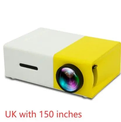 Portable YG300 Mini Projector, 3D HD LED Home Theater Cinema - EASY BUYZ