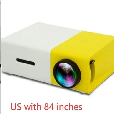 Portable YG300 Mini Projector, 3D HD LED Home Theater Cinema - EASY BUYZ