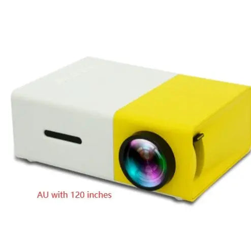 Portable YG300 Mini Projector, 3D HD LED Home Theater Cinema - EASY BUYZ