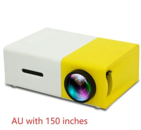 Portable YG300 Mini Projector, 3D HD LED Home Theater Cinema - EASY BUYZ