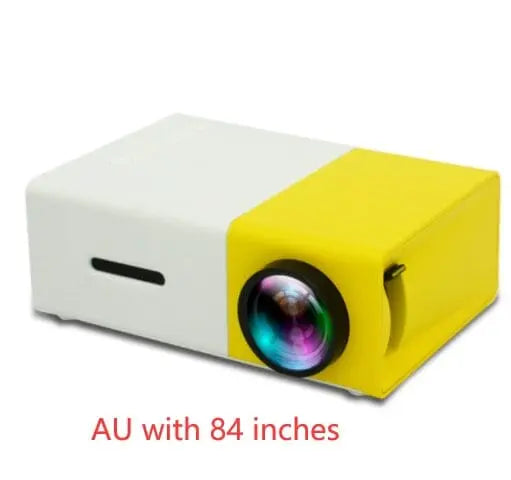 Portable YG300 Mini Projector, 3D HD LED Home Theater Cinema - EASY BUYZ