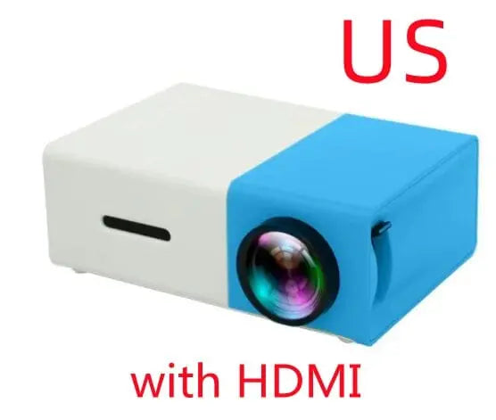 Portable YG300 Mini Projector, 3D HD LED Home Theater Cinema - EASY BUYZ