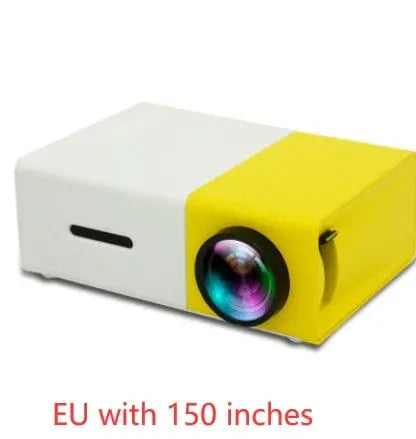 Portable YG300 Mini Projector, 3D HD LED Home Theater Cinema - EASY BUYZ